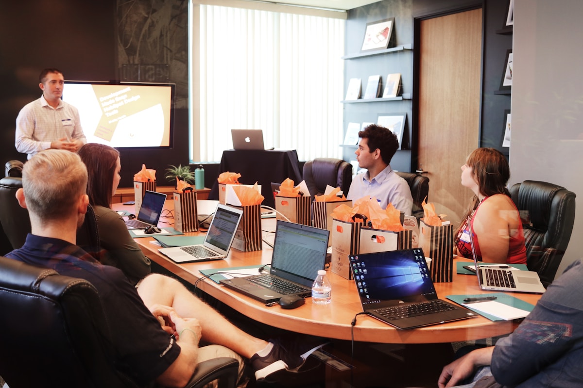 Google Ads campaign planning meeting for Atlanta business